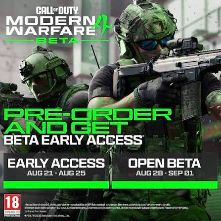 Modern Warfare 4 Early Access Beta GLOBAL